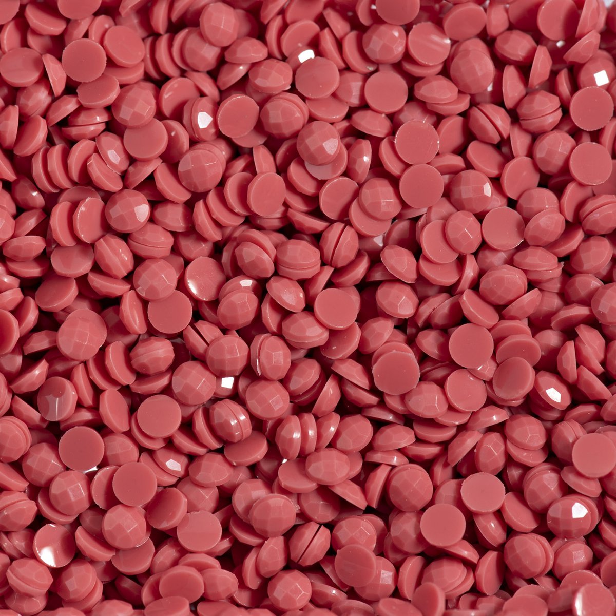 Diamond Dotz® - Diamond painting steentjes los - Kleur Dark Rose - 2.8mm steentjes - 12 gr. per zakje