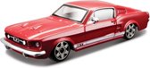 Maquette voiture Ford Mustang GT 1964 rouge 10 cm échelle 1:43 - maquette de voiture jouet
