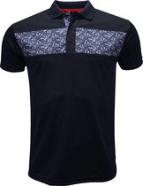 Mannen Poloshirt zwart maat M