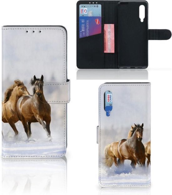 Portefeuille Xiaomi Mi 9 Coque Smartphone Chevaux