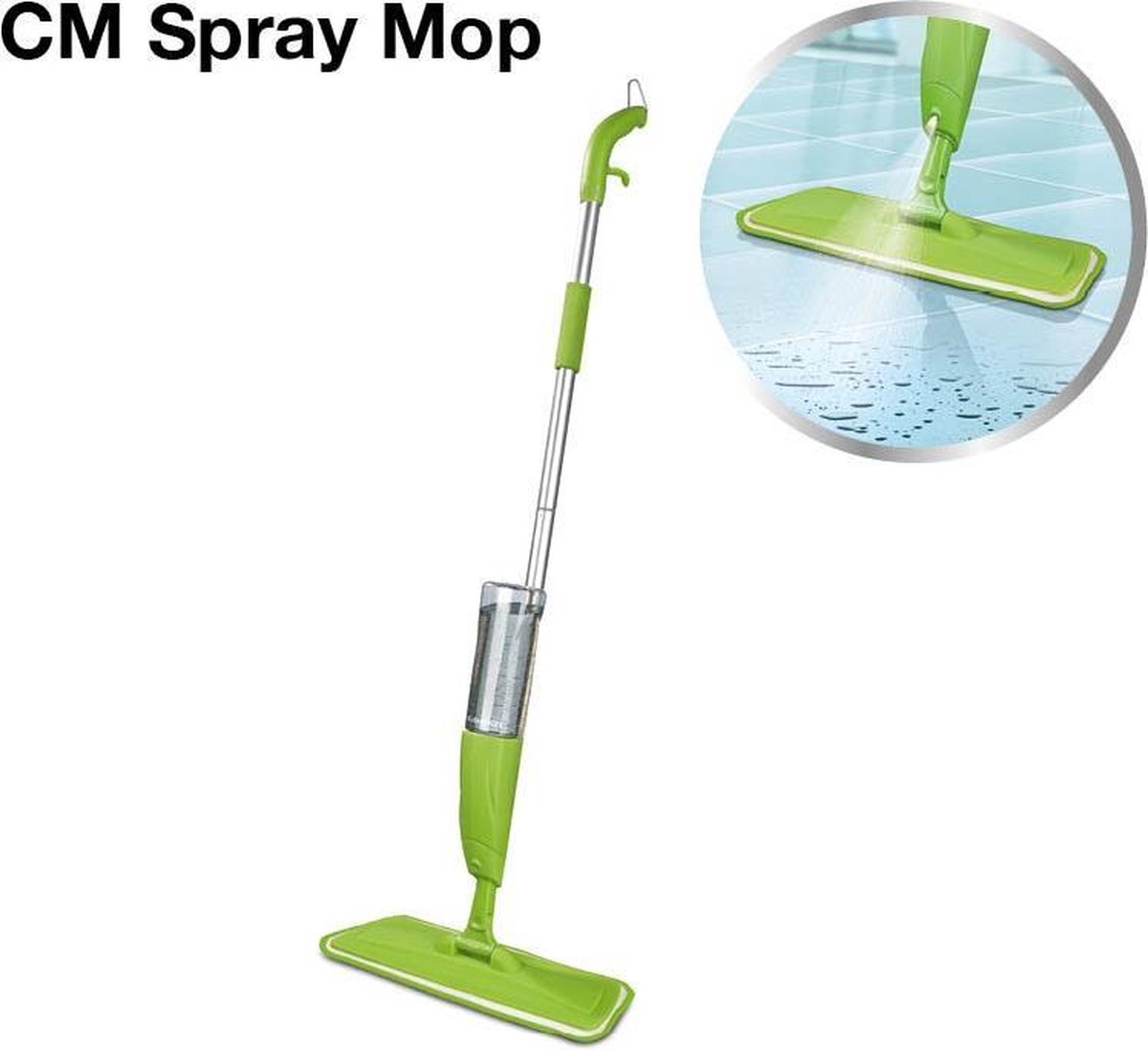 Onderhandelen Arrangement Likeur CleanMaxx Spray Mop Vloerreiniger Wisser - Sproeikop | bol.com