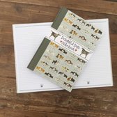 Alex Clark Large Hardcover Notebook Dogs ~ A4 Hardcover Notitieboek Honden