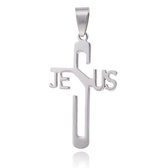 RVS Hanger STAINLESS STEEL - Jesus Kruis