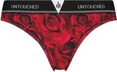 Untouched - String Dames - Opvallende Fotoprint: Roses - Maat: S