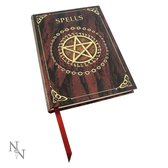 Nemesis Now Notitieboek Spell Book Red Rood/Goudkleurig