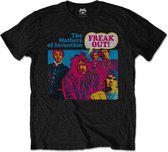Frank Zappa Heren Tshirt -S- Freak Out! Zwart
