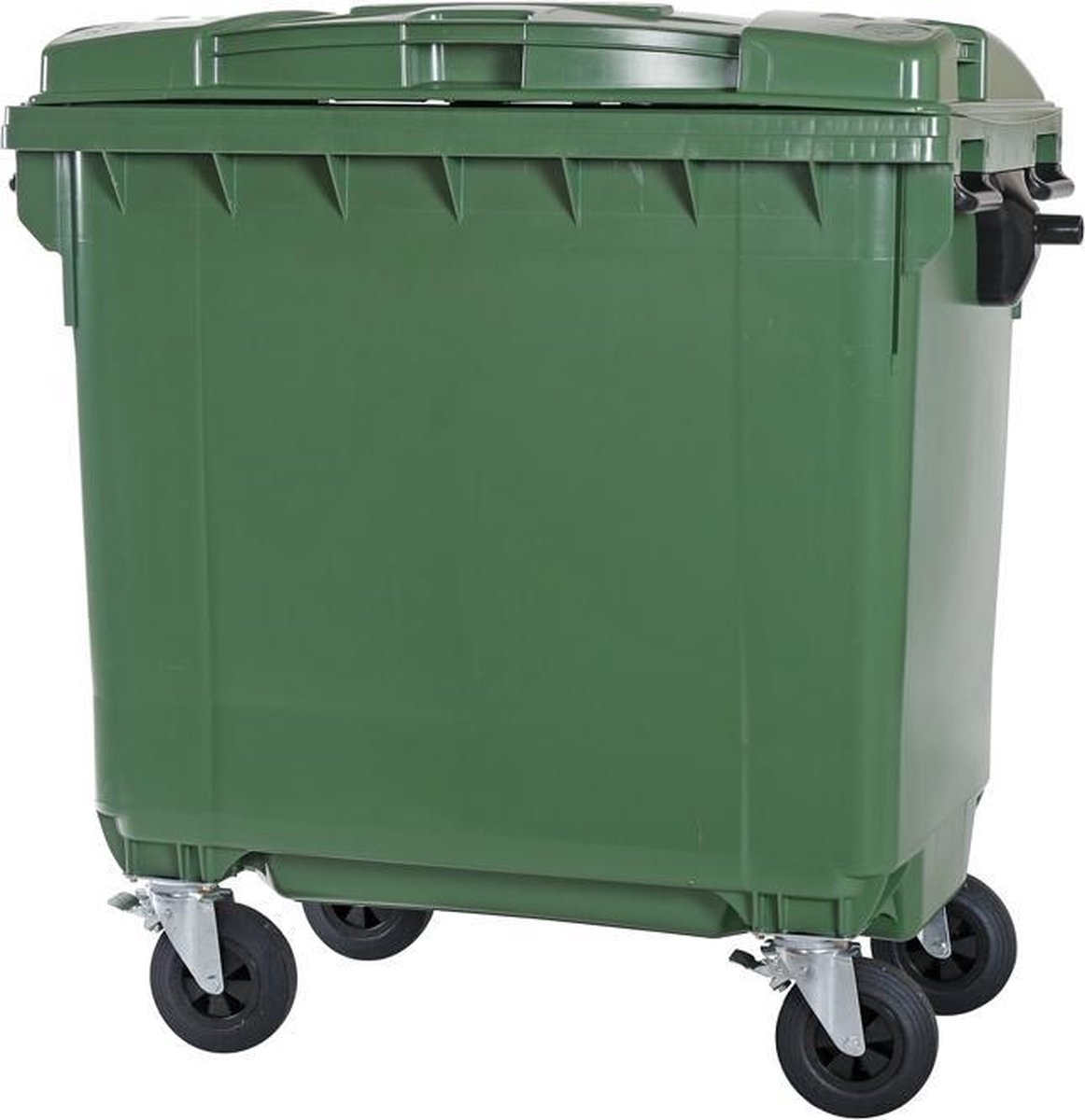4-wiel afvalcontainer - 770 liter - groen