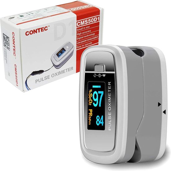 Contec CMS50D1 Saturatiemeter - Wit - Contec