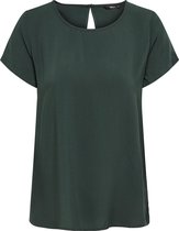 ONLY - ONLFIRST ONE LIFE SS SOLID TOP NOOS WVN - Green Gables - Vrouwen - Maat 34