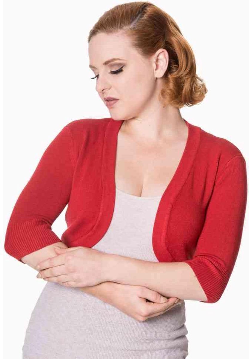 Dancing Days - Hudson Bolero - XL - Rood