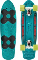 Choke Skateboard - groen/blauw/zwart/rood