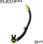 TUSA Hyperdry Platina II snorkel SP170 QB - zwart/geel