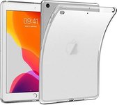 Geschikt Voor iPad 9/8/7 Hoes - 10.2 Inch - 9e/8e/7e Generatie - 2021/2020/2019 - Backcover - TPU Siliconen Case - Doorzichtig Hoesje - Anti Verkleuring - Anti Geel - Transparant