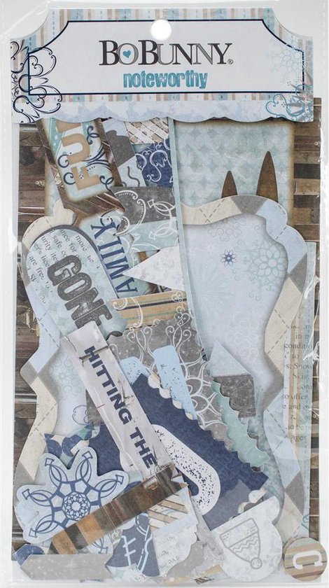 Foto: Bobunny whiteout noteworthy die cuts 20341 