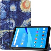 Lenovo Tab M7 Hoesje Portemonnee met Starry Night Print