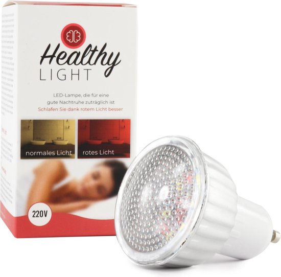 Healthy Light - de LED-Lamp die de nachtrust bevordert - Rood Licht - GU10  | bol