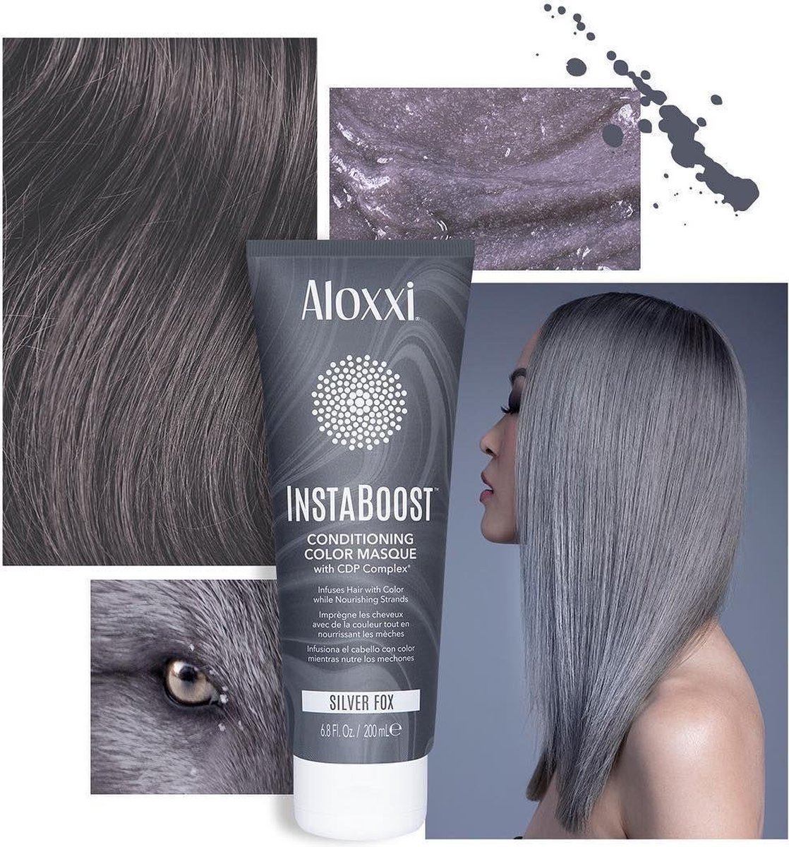 Kleurmasker, kleurspoelling Aloxxi (Hollywood, USA)Instaboost