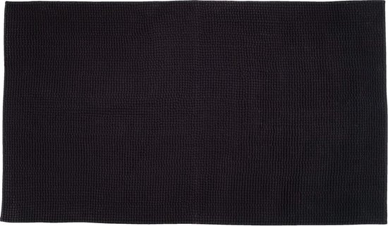 Mening tsunami onderdelen Badmat / zwart / badkamer accessoires / bad textiel / 70 x 120 cm | bol.com