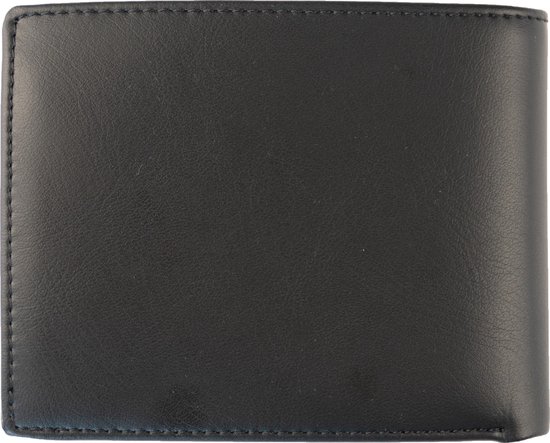 NEGOTIA Finnian - Leren Portemonnee Heren - Pasjeshouder Mannen - Portemonnee Jongens - Portefeuille Heren - RFID Beveiligd - Wax Pull-Up Leer - Billfold Zwart - NEGOTIA Leather