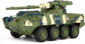 Creative 8021 Artillerie-voertuig Op afstand bestuurbare tank Militair model speelgoedauto (groen)