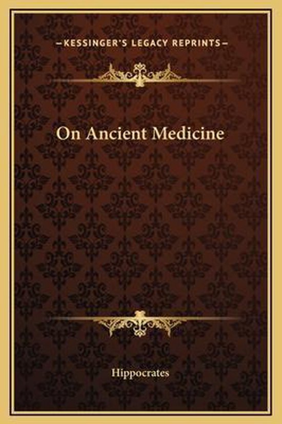 On Ancient Medicine - cover
