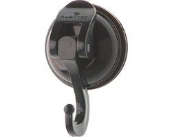 Rubytec Mammoth Kledinghaak - 6 x 4 x 4 cm - Zuignap - Hanger - Belastbaar tot 2 Kg - Weerbestendig - Zwart