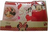 Set van  Minnie Mouse onderbroeken maat 116/128, roze-rood