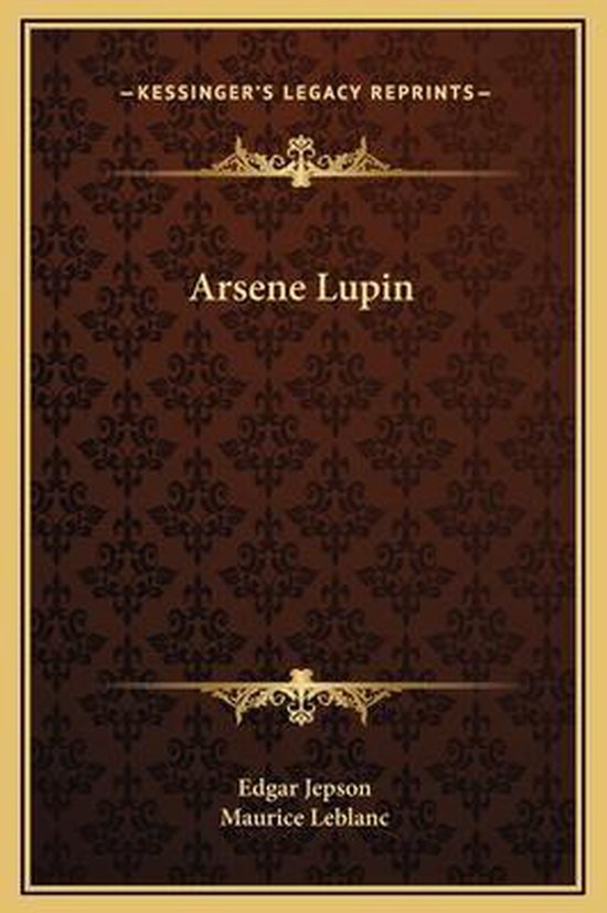 Arsene Lupin - cover
