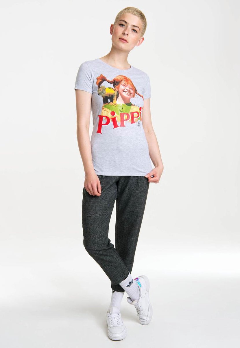 Pippi Langkous Kindershirt Maat L Kleding Unisex kinderkleding Tops & T-shirts T-shirts T-shirts met print 