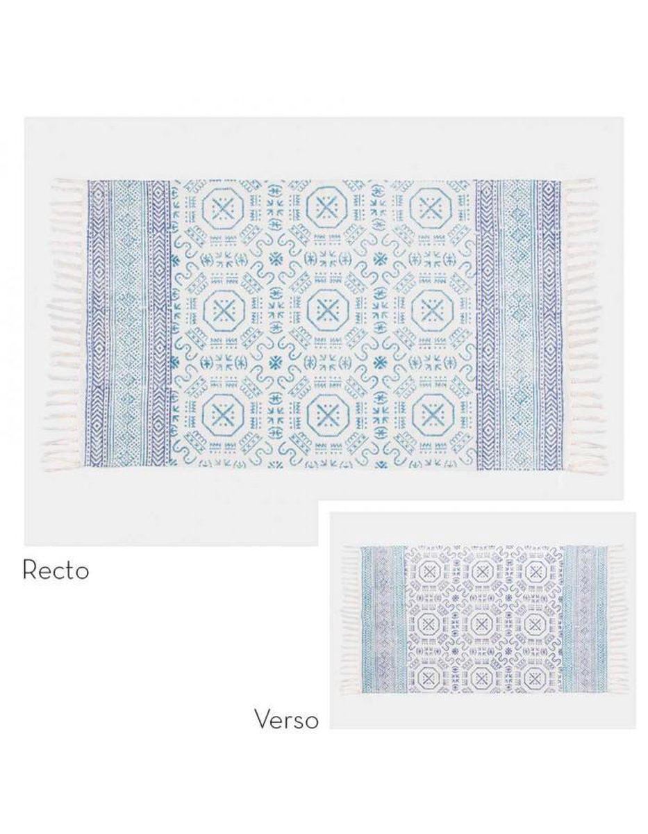 vloerkleed/tapijt/badkamermat Windy Hill Kristen 2 zijdig 100% katoen 70*140cm