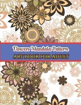 Flowers mandala pattern Art book for adult