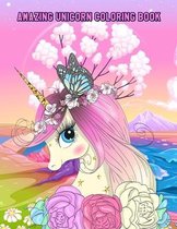 Amazing Unicorn Coloring Book