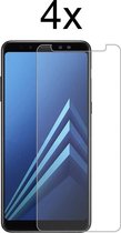 Samsung A8 2018 Screenprotector - Beschermglas Samsung Galaxy A8 2018 Screen Protector Glas - 4 stuks