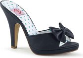 Pin Up Couture Muiltjes met hak -37 Shoes- SIREN-03 US 7 Zwart