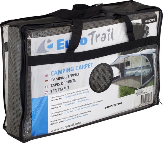 Eurotrail Camptex tenttapijt – 300*500cm – Antraciet