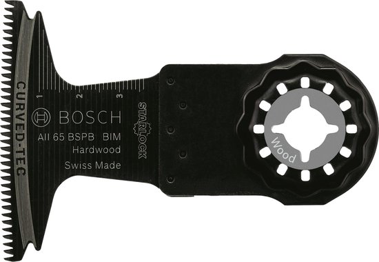 Bosch AII 65 BSPB invalzaagblad - 65 x 40 mm - Voor hout