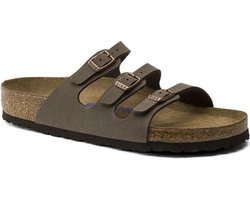 Birkenstock Slippers Florida Bruin Soft Line Maat 42