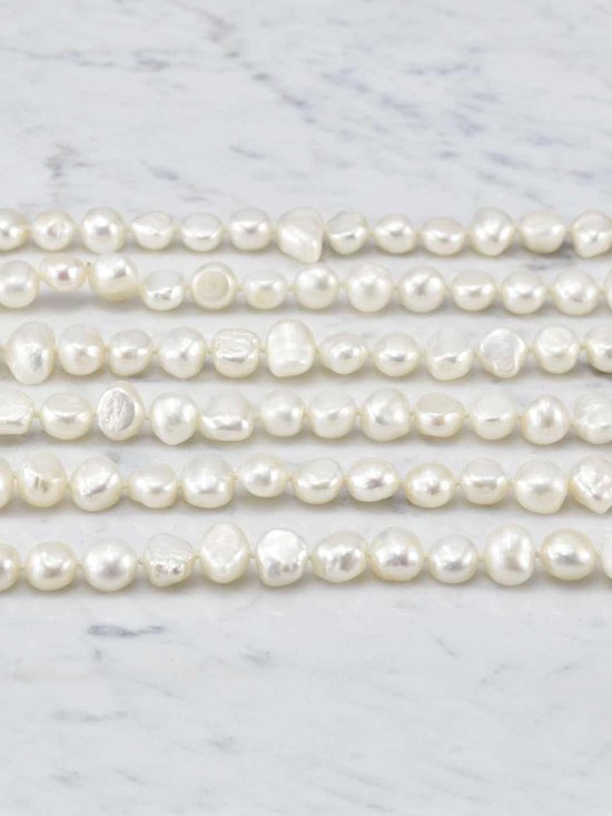 HALUKAKAH Lange halsketting uit de jaren 20 voor dames, luxe natuurlijke gekweekte parels, luxe streng van 8 mm met tijdloze elegantie, lengte 150 cm /180 cm, perfect voor speciale gelegenheden, 150