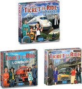 Ticket to Ride Uitbreidingspellenbundel Japan/Italy & London & New York