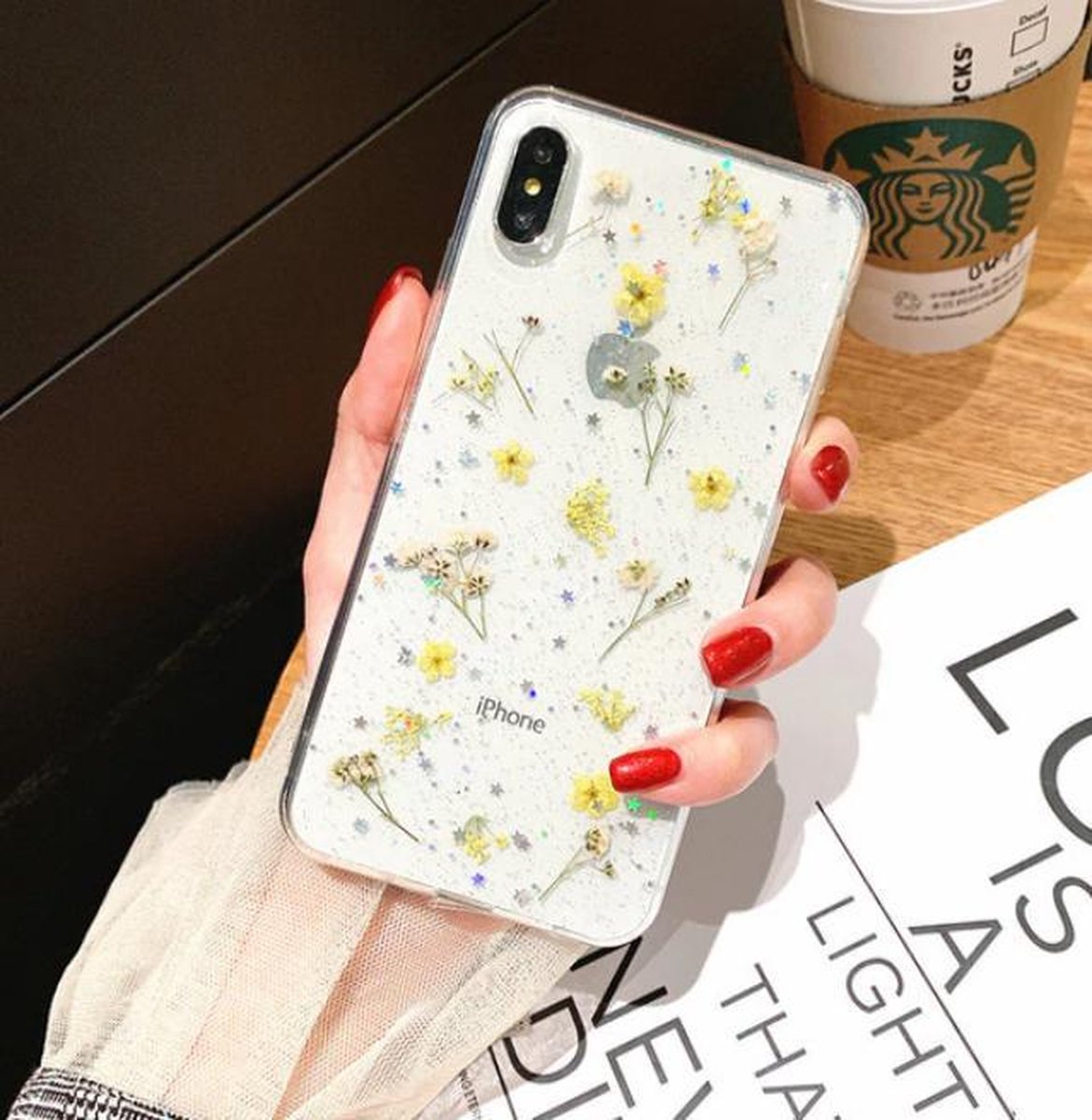 sirene Spuug uit controleren iPhone XR telefoonhoesje – Phone case – aesthetic – gedroogde bloemen –  iPhone XR... | bol.com