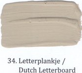 Matte muurverf 2,5 ltr 34- Letterplankje