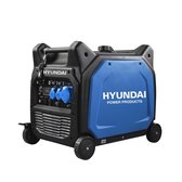 Hyundai Hyundai inverter generator benzine 6500W - Aggregaat - Stroomgenerator 339cc - Elektrische start met afstandsbediening