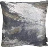 Rush Silver - Grey Kussenhoes | Jacquard - Polyester | Zilver - Grijs | 45 x 45 cm