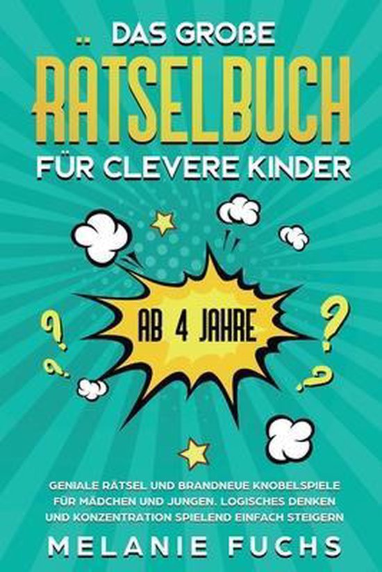 Das große Rätselbuch für clevere Kinder (ab 4 Jahre) - cover