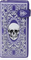 Shagwear Portemonnee Dames - Pasjeshouder - Portefeuille Dames - Kunstleer
 - Skull Card Purple (009853Z)