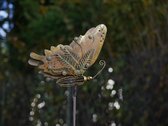 Tuinsteker - Vlinder op stok - 105 cm hoog