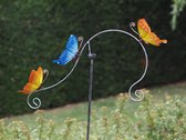 Tuinsteker - Balans 3 vlinders - 130 cm hoog