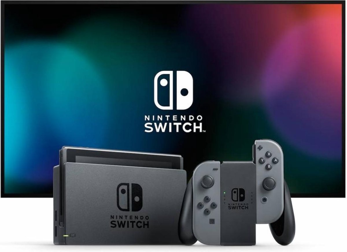 Nintendo Switch Grijs - Verbeterde accuduur - Nieuw model | bol.com