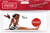 Koelkast Magneet Yes Coca Cola