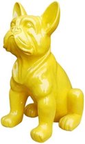 Stoobz Design Franse Bulldog Beeld - 40 cm - Geel